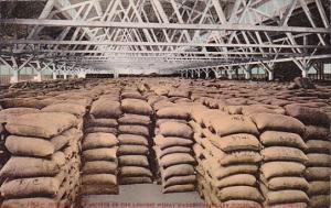 Interior  Of Section Of The Largest Wheat Warehouse In The World Tacoma Washi...