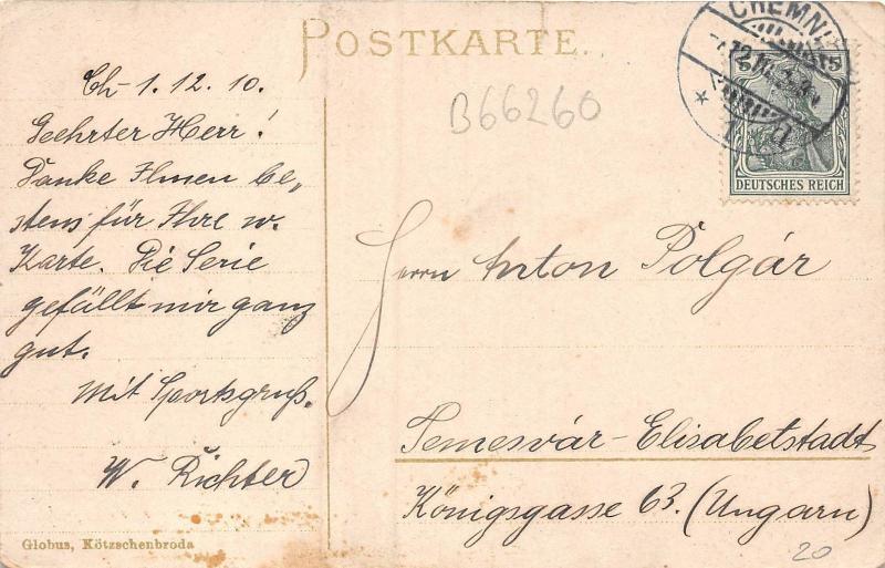 B66260 Germany Chemnitz im Winter Schloss mit Schlosskirche