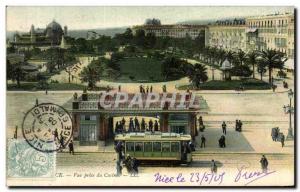 Old Postcard Nice View from Casino Tram