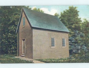 Pre-1907 FIRST CHURCH EVER BUILT Salem - Near Boston Massachusetts MA AD2197@