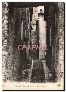 Postcard Old Vence Street Pisani