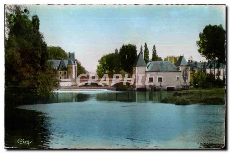 Old Postcard La Fleche (Sarthe) Pont des Carmelites on the Loir