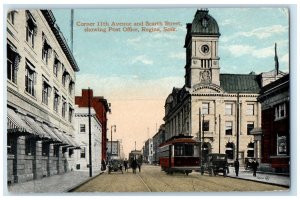1910 Corner 11th Avenue and Scarth Street Regina Saskatchewan Canada Postcard