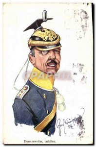 Postcard Old Army Donnerwetter tadellos