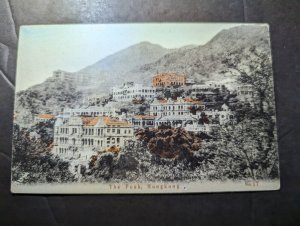 Mint British Hong Kong RPPC Postcard The Peak of HK
