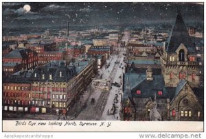 New York Syracuse Birds Eye View Looking North