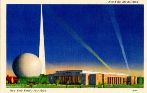 NY - New York World's Fair, 1939. New York City Building