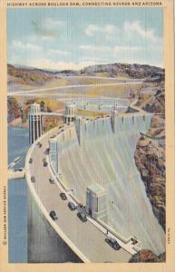 Nevada Highway Across Boulder Dam Curteich