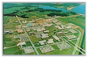 Manned Spacecraft Center Houston Texas Aerial View Postcard Site 1 NASA