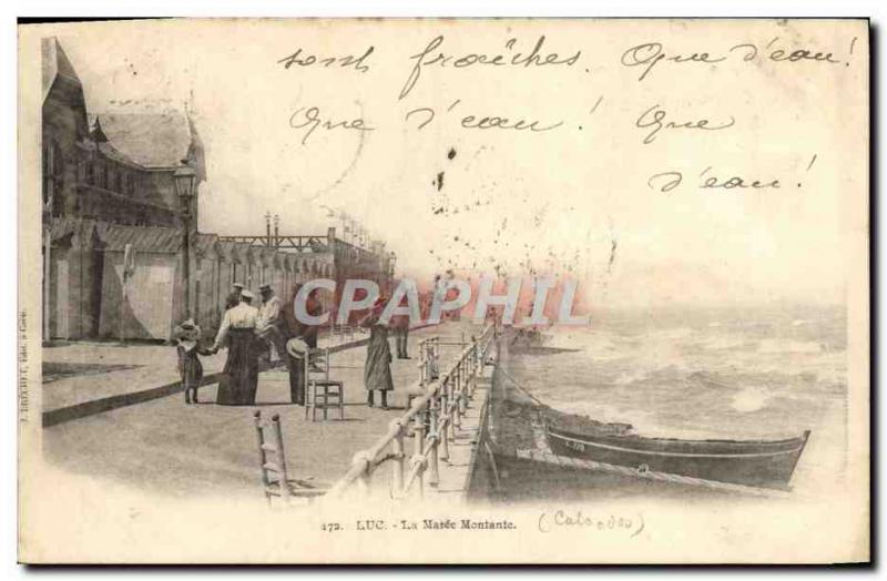 Old Postcard Luke the rising tide