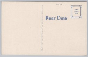 Linen~US Post Office South Bend Indiana~Vintage Postcard