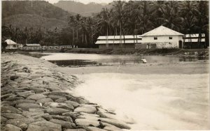 PC CPA SIBOLGA haven real photo postcard INDONESIA (a17546)