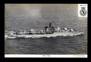 na7243 - Royal Navy Warship - HMS Vigo - postcard