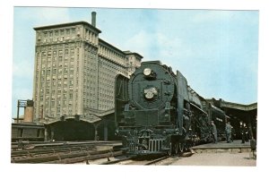 New York Central Railway Passenger Locomotive Train, Detroit, Michigan, 1946