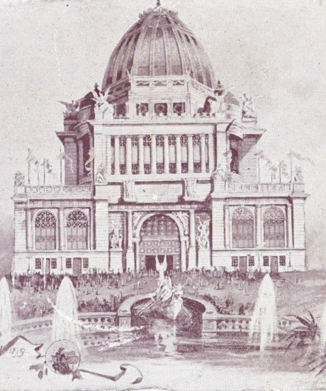 1892 World's Fair Administration Building Chicago P208
