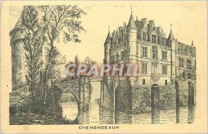 Old Postcard Chenonceaux