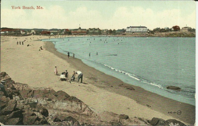 York Beach, Me.    Beach Scene