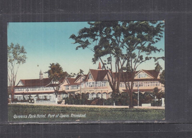 TRINIDAD, PORT OF SPAIN, QUEEN'S PARK HOTEL, c1910 ppc., unused.