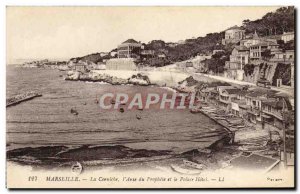 Old Postcard La Corniche Marseille I & # 39Anse Prophele And From The Palace ...