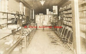 IL, Kewanee, Illinois, RPPC, Shoe Shop Interior, 1913 PM, Photo