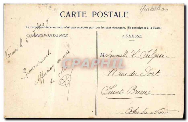 Old Postcard Vannes The Hotel de Ville