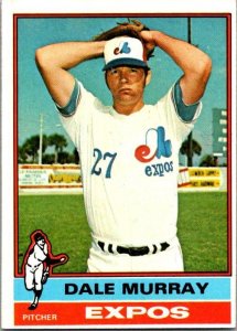 1976 Topps Baseball Card Dale Murray Montreal Expos sk13439