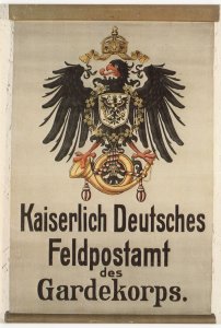 Dortmund German Military Gardekorps Post Office Sign FDC Postcard