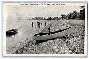 1934 East River Highlands Hartford Ave., Madison Connecticut CT Vintage Postcard 