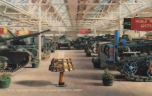 WW1 1915 Royal Armoured Corps Tank Display Bovington Museum Dorset Postcard