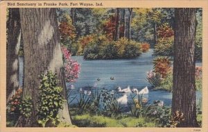 Bird Sanctuary In Franke Park Fort Wayne Indiana 1944