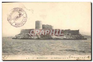 Old Postcard Chateau d'If Marseille