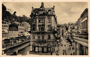 Czech Republic Karlsbad Stadthaus mit Mühlbrunnstrasse 03.84