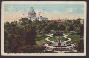 State Capitol,Central Park,St Paul,MN Postcard