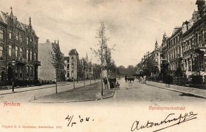 Netherlands Arnhem Apeldoornsestraat Vintage Postcard 09.00