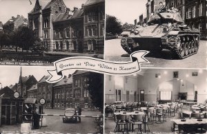 RPPC Post War Netherlands, Greetings from Prince Willem III Base, TANK, NATO