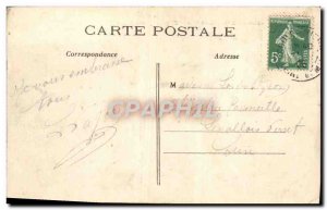 Old Postcard Marolles-en-Brie Facade posterior Chateau