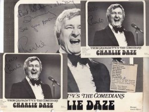 Charlie Daze Scottish Magician Comedy Act in ITVs The Comedians Hand Signed Lot