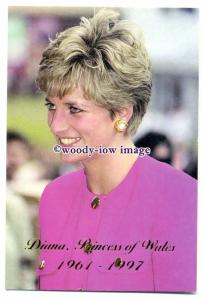 pq0013 - Princess Diana - Princess of Wales - 1961 -1997 - postcard