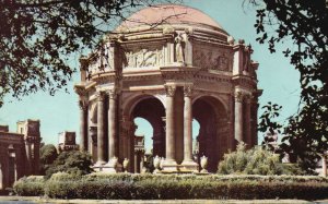 San Francisco CA-California, Palace of Fine Arts Building Vintage Old Postcard