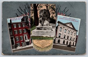 Washington DC~3 Lincoln Views~Fort Stevens Where Lincoln Stood In Battle~1916 PC