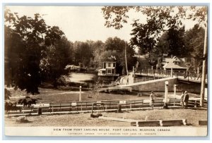 1927 View From Port Carling House Muskoka Ontario Canada RPPC Photo Postcard