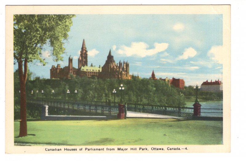 Canadian Houses of Parliament from Major Hill Park, Ottawa, Ontario