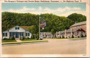 Postcard TN Gatlinburg -  Von Reagan's Cottages and Tourist Home
