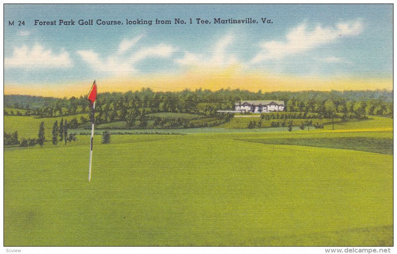 ForestPark Golf Course , #1 Tee , MARTINSVILLE , Virginia , 30-40s