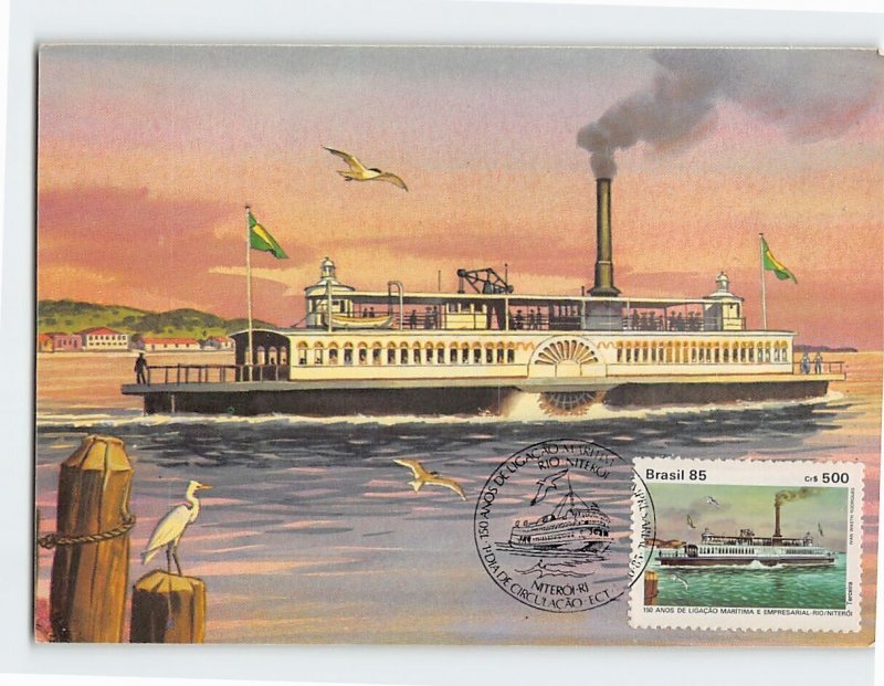 Postcard Terceira 1911 Stamp Brazil