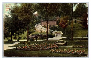 Bradley Park Peoria Illinois IL UDB Postcard U21