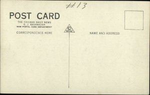 Trench Machine Gun Fighting Kavanaugh War Postal c1918 Postcard