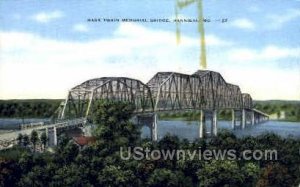 Mark Twain Memorial Bridge in Hannibal, Missouri