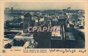 Postcard Old Rabat Flight stork to Udayas