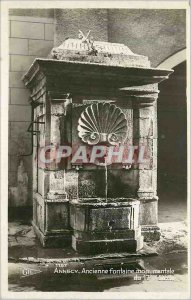 Modern Postcard 1197 Old Annecy Monumental Fountain of the 17th Century